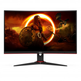 AOC G2 C24G2AE BK tietokoneen litteä näyttö 59,9 cm (23.6") 1920 x 1080 pikseliä Full HD LED Musta, Punainen