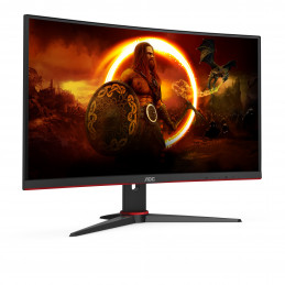 AOC G2 C24G2AE BK tietokoneen litteä näyttö 59,9 cm (23.6") 1920 x 1080 pikseliä Full HD LED Musta, Punainen