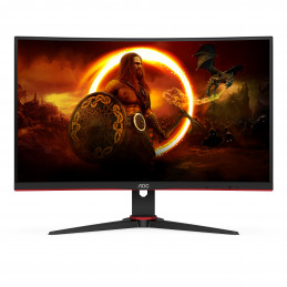 AOC G2 C27G2ZE BK tietokoneen litteä näyttö 68,6 cm (27") 1920 x 1080 pikseliä Full HD LED Musta, Punainen