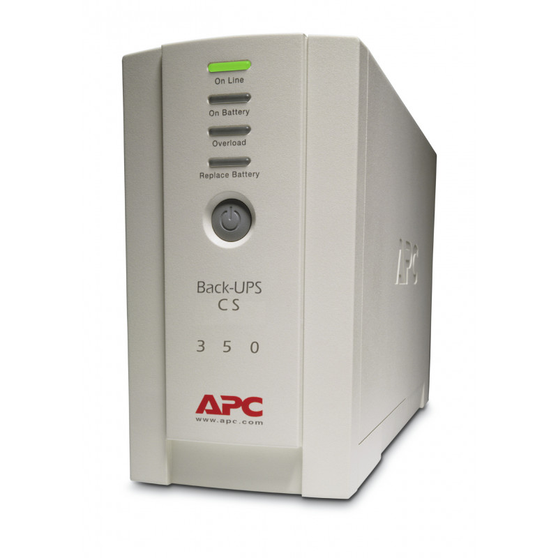 APC Back-UPS Valmiustila (ilman yhteyttä) 0,35 kVA 210 W 4 AC-pistorasia(a)