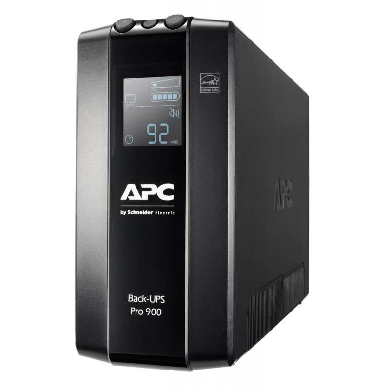 APC BR900MI UPS-virtalähde Linjainteraktiivinen 0,9 kVA 540 W 6 AC-pistorasia(a)