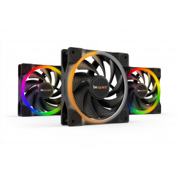 be quiet! Light Wings | 120mm PWM Triple Pack high-speed Tietokonekotelo Tuuletin 12 cm Musta 3 kpl