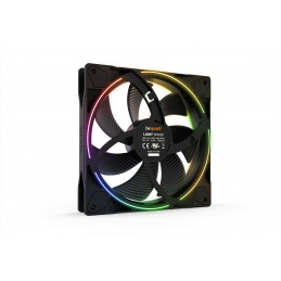 be quiet! Light Wings | 140mm PWM Tietokonekotelo Tuuletin 14 cm Musta 1 kpl