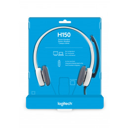 Logitech H150 Kuulokkeet Pääpanta Valkoinen