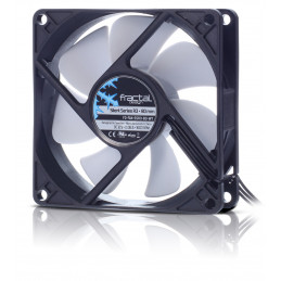 Fractal Design Silent Series R3 80 mm Tietokonekotelo Tuuletin 8 cm Musta, Valkoinen