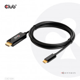 CLUB3D CAC-1334 videokaapeli-adapteri 1,8 m HDMI-tyyppi A (vakio) USB Type-C