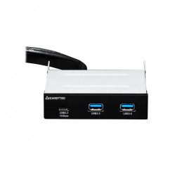 Chieftec MUB-3003 keskitin USB 3.2 Gen 2 (3.1 Gen 2) Type-A 10000 Mbit s Musta