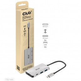 CLUB3D CSV-1543 keskitin 10000 Mbit s