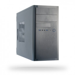 Chieftec HT-01B-350GPB tietokonekotelo Midi Tower Musta 350 W