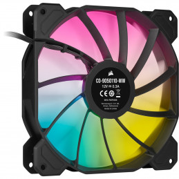 Corsair SP140 RGB ELITE Tietokonekotelo Tuuletin 14 cm Musta 1 kpl