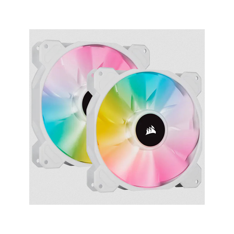 Corsair SP140 RGB ELITE Tietokonekotelo Tuuletin 14 cm Valkoinen 2 kpl