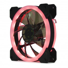 Cooltek Silent Fan 120 RGB Tietokonekotelo Tuuletin 12 cm Musta, Valkoinen