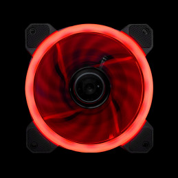 Cooltek Silent Fan 120 RGB Tietokonekotelo Tuuletin 12 cm Musta, Valkoinen