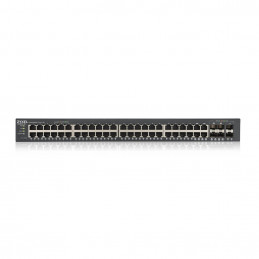 Zyxel GS1920-48V2 Hallittu Gigabit Ethernet (10 100 1000) Musta