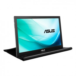 ASUS MB169B+ 39,6 cm (15.6") 1920 x 1080 pikseliä Full HD LED Musta, Hopea