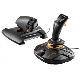 Thrustmaster T-16000M FCS Hotas Musta, Oranssi USB Ohjaussauva Analoginen Digitaalinen MAC, PC