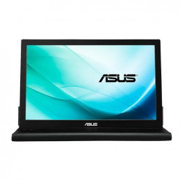 ASUS MB169B+ 39,6 cm (15.6") 1920 x 1080 pikseliä Full HD LED Musta, Hopea