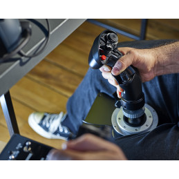 Thrustmaster F A-18C Hornet HOTAS Musta Ohjaussauva