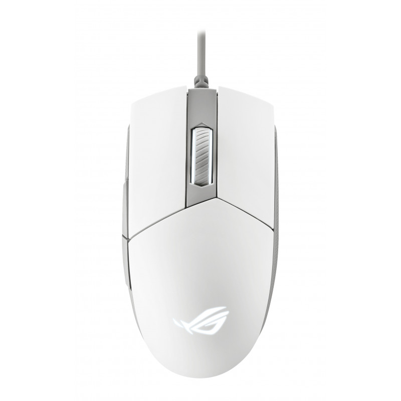ASUS ROG Strix Impact II Moonlight White hiiri Molempikätinen USB A-tyyppi Optinen 6200 DPI