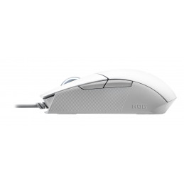 ASUS ROG Strix Impact II Moonlight White hiiri Molempikätinen USB A-tyyppi Optinen 6200 DPI
