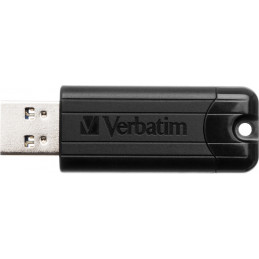 Verbatim PinStripe USB-muisti 64 GB USB A-tyyppi 3.2 Gen 1 (3.1 Gen 1) Musta