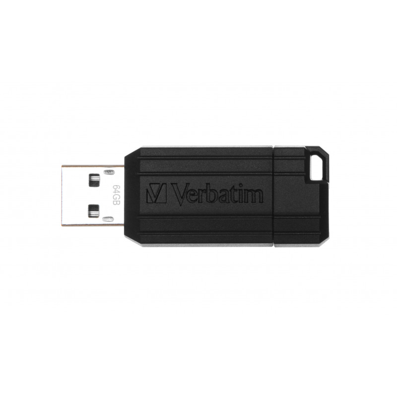 Verbatim PinStripe USB-muisti 64 GB USB A-tyyppi 2.0 Musta