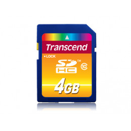 Transcend TS4GSDHC10 muistikortti 4 GB SDHC NAND Luokka 10