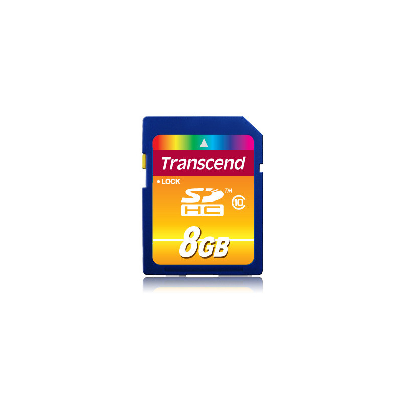 Transcend TS8GSDHC10 muistikortti 8 GB SDHC NAND Luokka 10