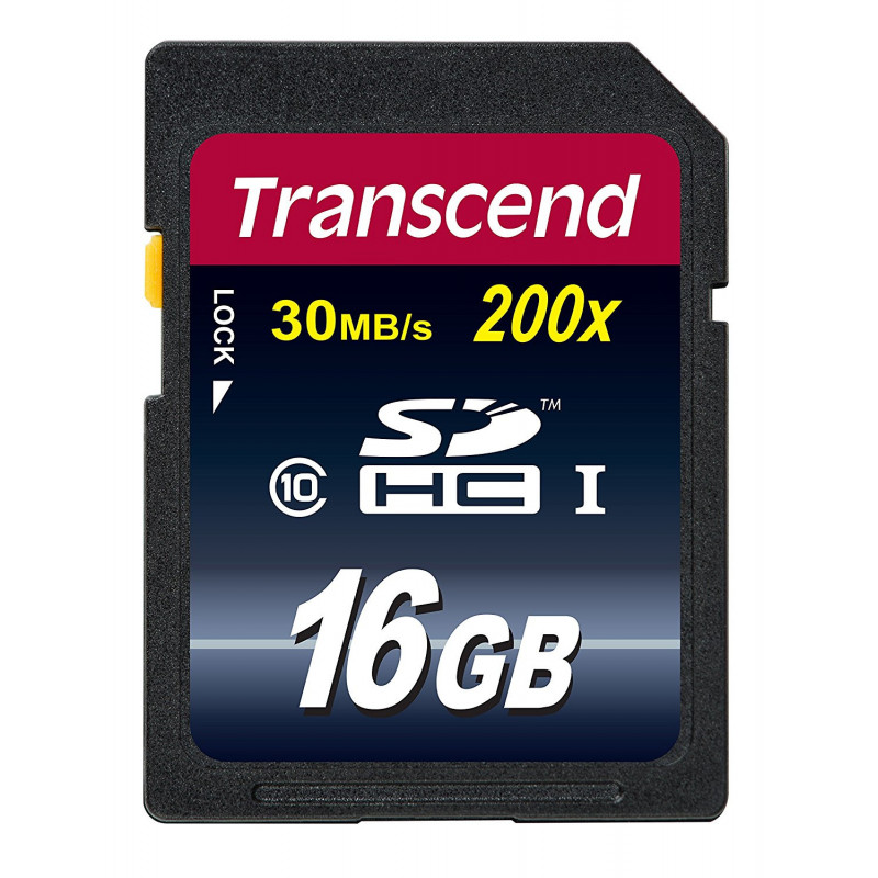 Transcend TS16GSDHC10 muistikortti 16 GB SDHC NAND Luokka 10