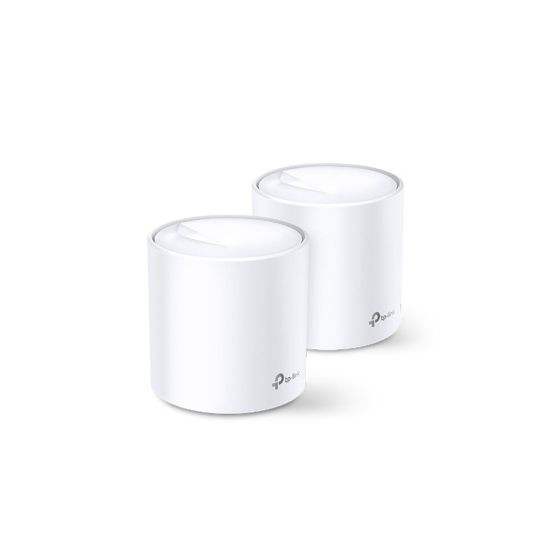 TP-LINK Deco X20 (2-pack) langaton reititin Gigabitti Ethernet Kaksitaajuus (2,4 GHz 5 GHz) 4G Valkoinen