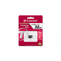Transcend TS32GUSDHC10 muistikortti 32 GB MicroSDHC NAND Luokka 10