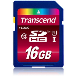 Transcend TS16GSDHC10U1 muistikortti 16 GB SDHC MLC Luokka 10