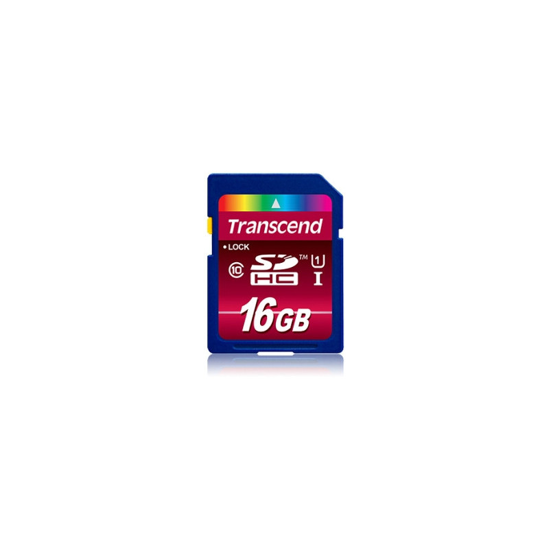 Transcend TS16GSDHC10U1 muistikortti 16 GB SDHC MLC Luokka 10