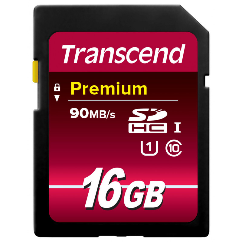 Transcend 16GB SDHC Class 10 UHS-I NAND Luokka 10