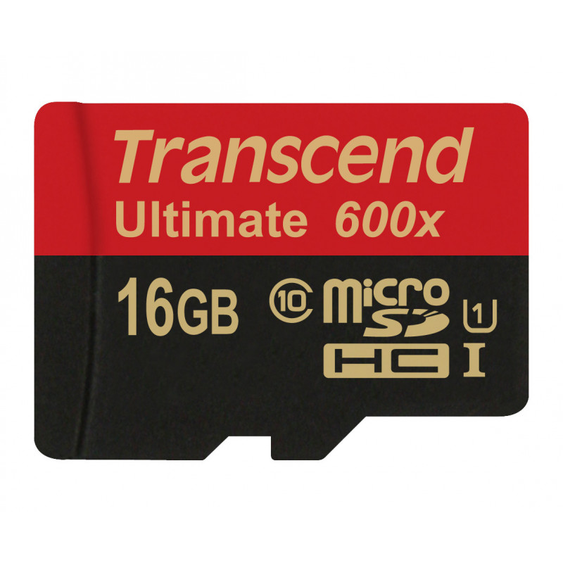 Transcend 16GB microSDHC Class 10 UHS-I (Ultimate) MLC Luokka 10