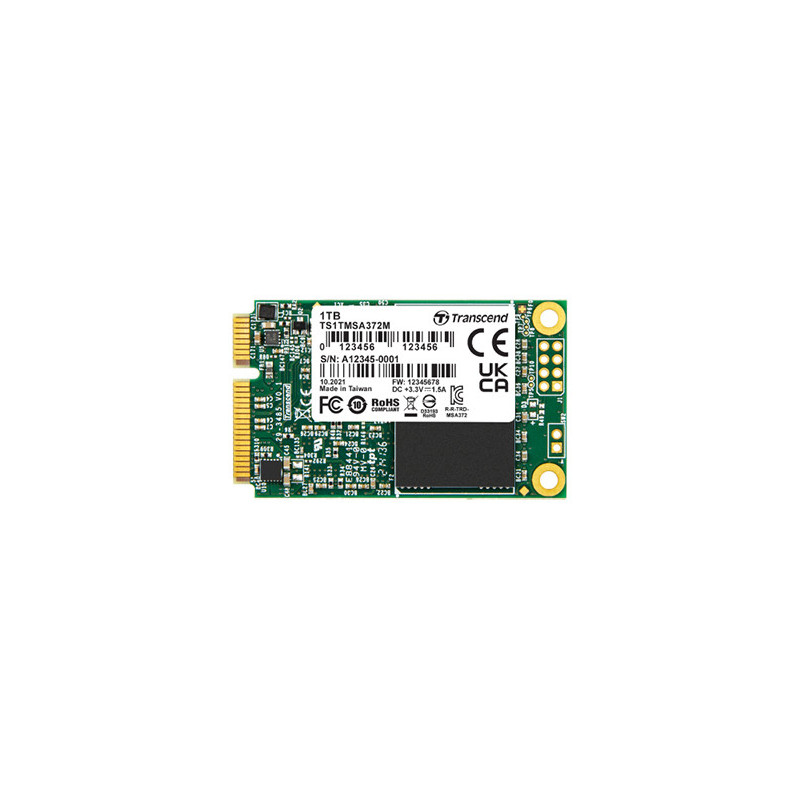 Transcend MSA372M mSATA 512 GB Serial ATA III MLC NAND