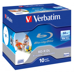 Verbatim 43736 tyhjä Blu-ray-levy BD-R 50 GB 10 kpl