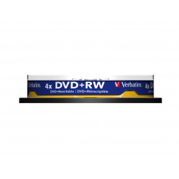 Verbatim DVD+RW Matt Silver 4,7 GB 10 kpl