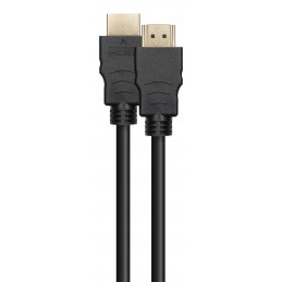 Deltaco HU-05 HDMI-kaapeli 0,5 m HDMI-tyyppi A (vakio) Musta