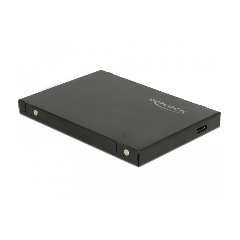 DeLOCK 42609 tallennusaseman kotelo SSD-kotelo Musta M.2