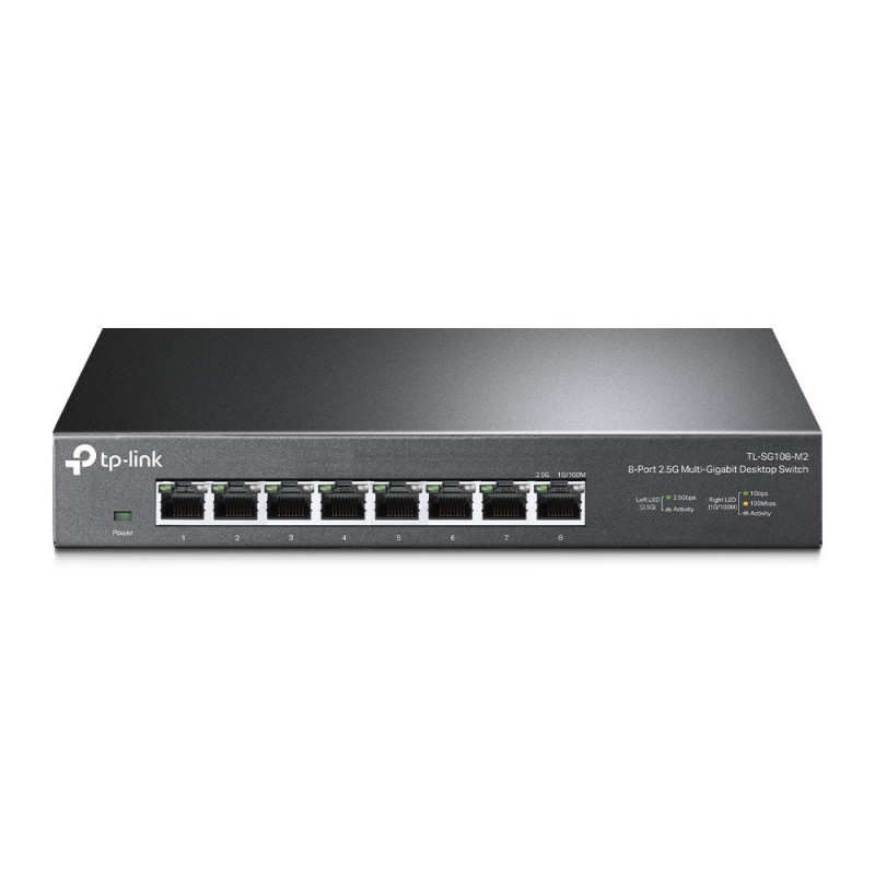 TP-LINK TL-SG108-M2 verkkokytkin Musta