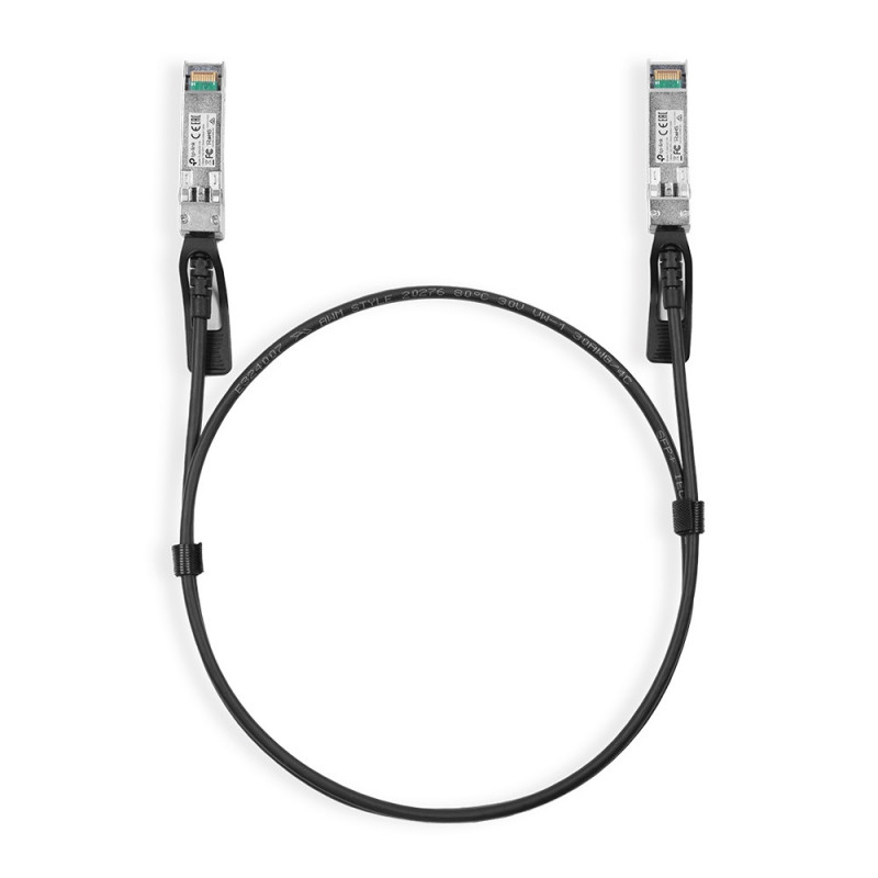 TP-LINK TL-SM5220-1M valokuitukaapeli SFP+ DAC Musta