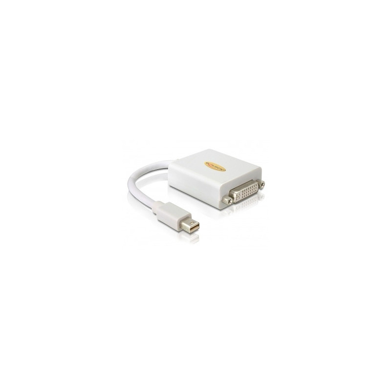 DeLOCK Adapter mini Displayport   DVI FM 0,18 m Valkoinen