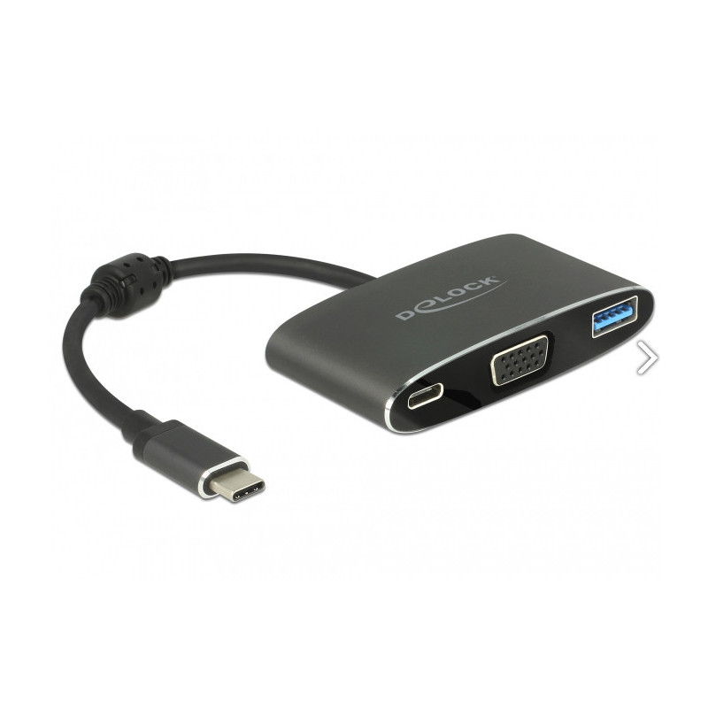 DeLOCK 62992 USB grafiikka-adapteri 3840 x 2160 pikseliä Harmaa