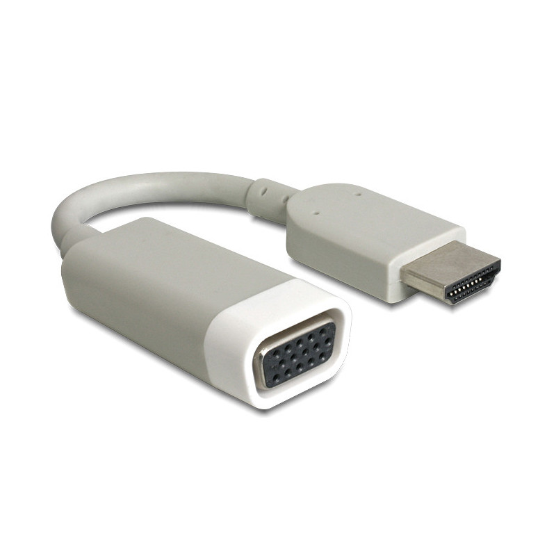 DeLOCK 65469 videokaapeli-adapteri VGA (D-Sub) HDMI-tyyppi A (vakio) Valkoinen