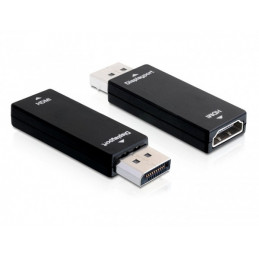 DeLOCK 65258 kaapelin sukupuolenvaihtaja Displayport 1.1 HDMI Musta