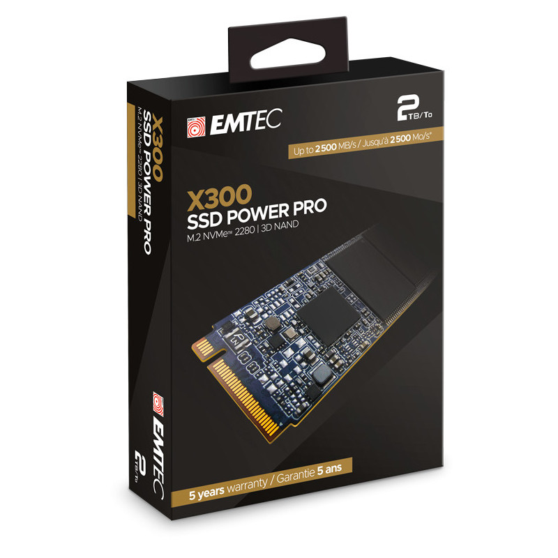 Emtec X300 M.2 2000 GB PCI Express 3.0 3D NAND NVMe