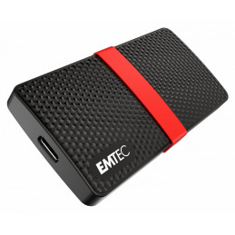 Emtec X200 256 GB Musta, Punainen