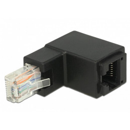 DeLOCK 86424 kaapelin sukupuolenvaihtaja RJ-45 Musta