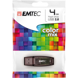 Emtec C410 4GB USB-muisti USB A-tyyppi 2.0 Musta